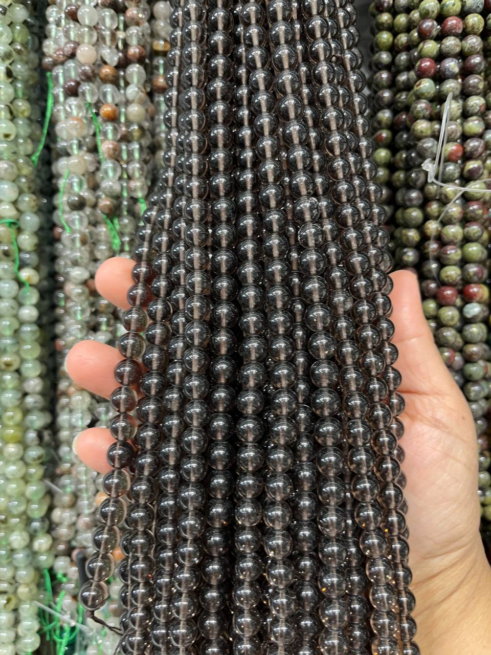 ریسه کوارتز دودی سایز ۸
