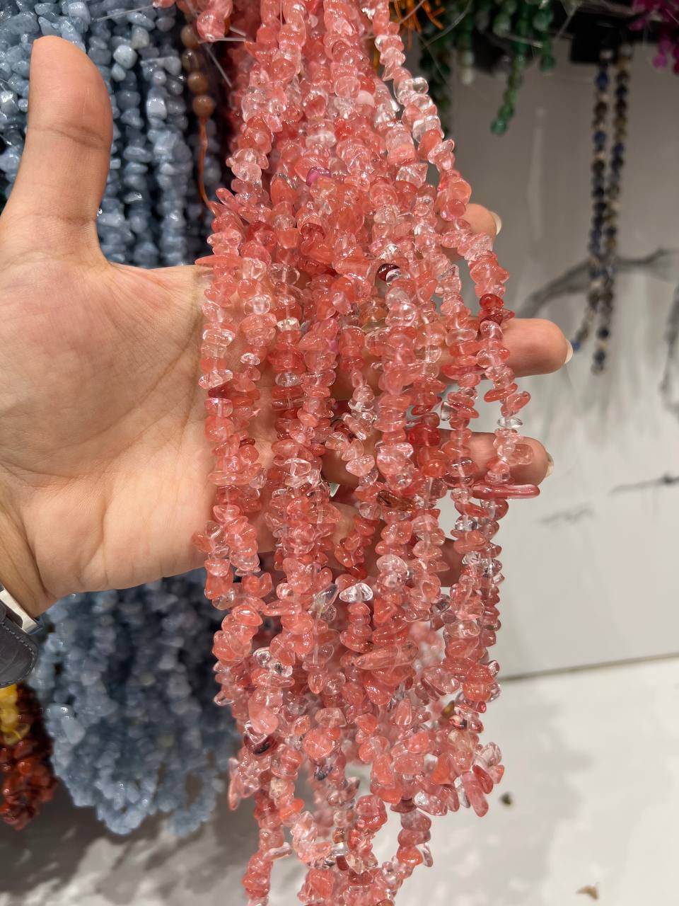 ریسه چیپسی نامنظم کوارتز چری