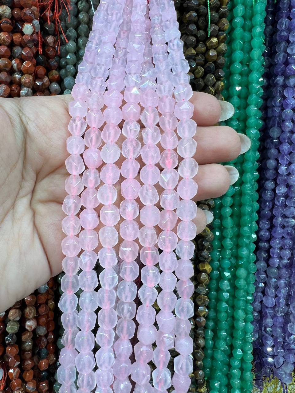 ریسه استار رز کوارتز (شکلاتی)